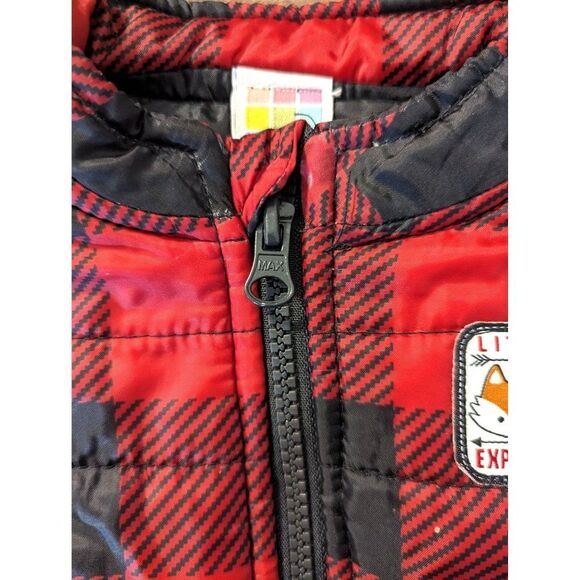 Little Explorer Newborn Red Tartan Plaid Vest Doll Clothing Crafts 9.5 x 10 inch - Picture 4 of 5